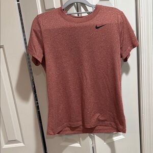 🔥RED🔥 Nike dri-fit tee shirt!!! Red washed